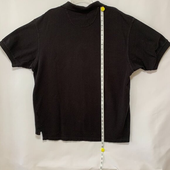 Chaps Ralph Lauren Black Polo Shirt Size XXL with Crown CRL Logo - Picture 6 of 7
